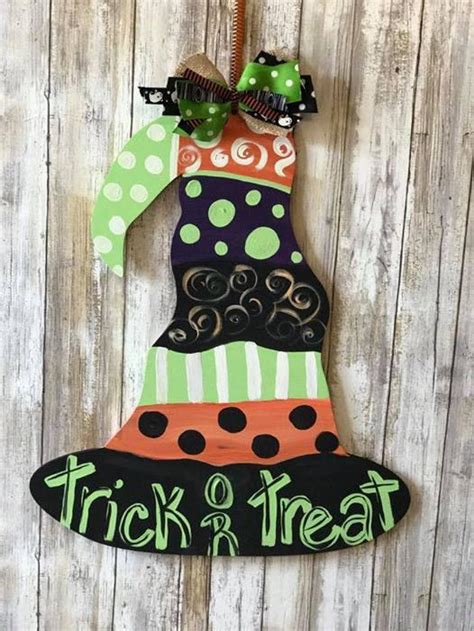Make a Bewitching First Impression with a Witch-themed Door Hanger